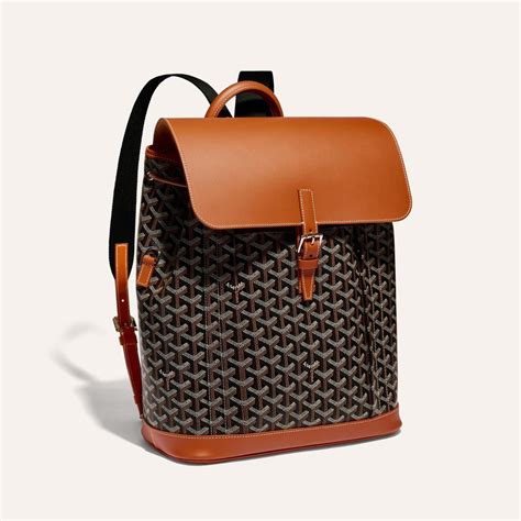 goyard steamer backpack|maison goyard alpin backpack.